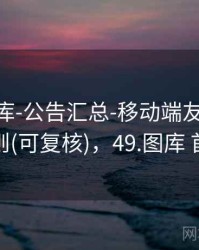 0149图库-公告汇总-移动端友好-阅读规则(可复核)，49.图库 首页