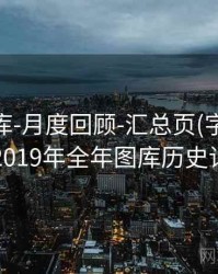 0149图库-月度回顾-汇总页(字段释义)，2019年全年图库历史记录