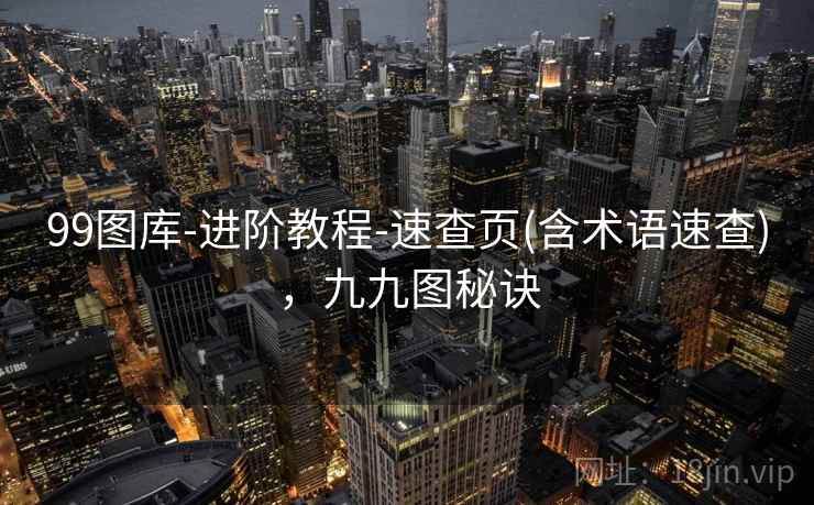 99图库-进阶教程-速查页(含术语速查)，九九图秘诀