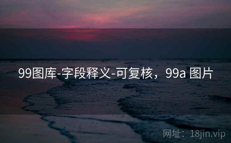 99图库-字段释义-可复核，99a 图片